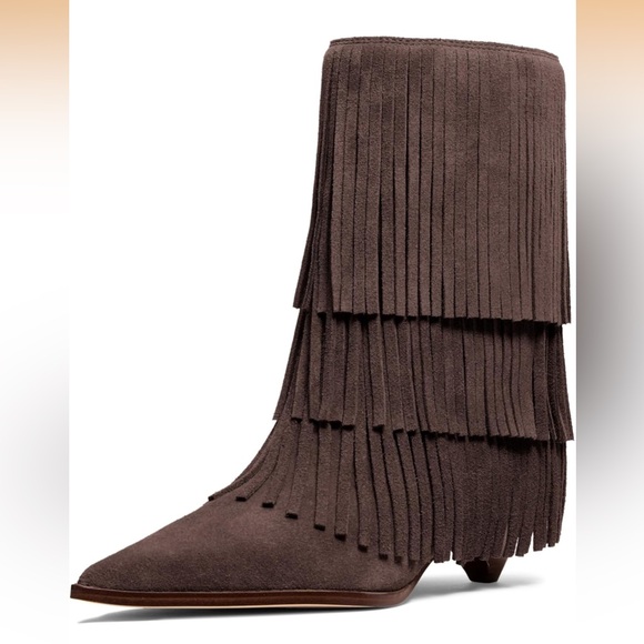 Michael Kors Shoes - NIB MICHAEL KORS JAYLA FRINGE BOOTS😍
